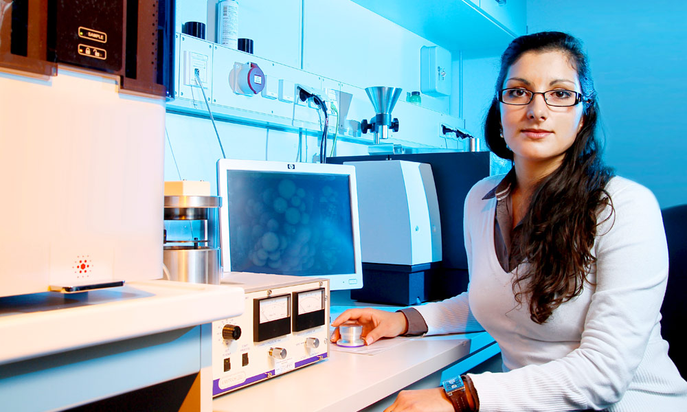 Wiassenschaftlerin im Labor