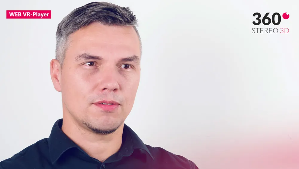 Ein Entwickler von Virtual Reality im Porträt