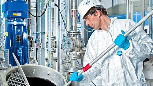 Industriefotografie: Mitarbeiter der Chemischen Industrie